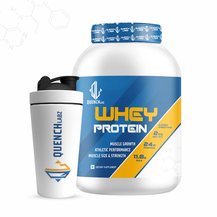 Premium Whey Protein 2 Kg + Steel Shaker Combo