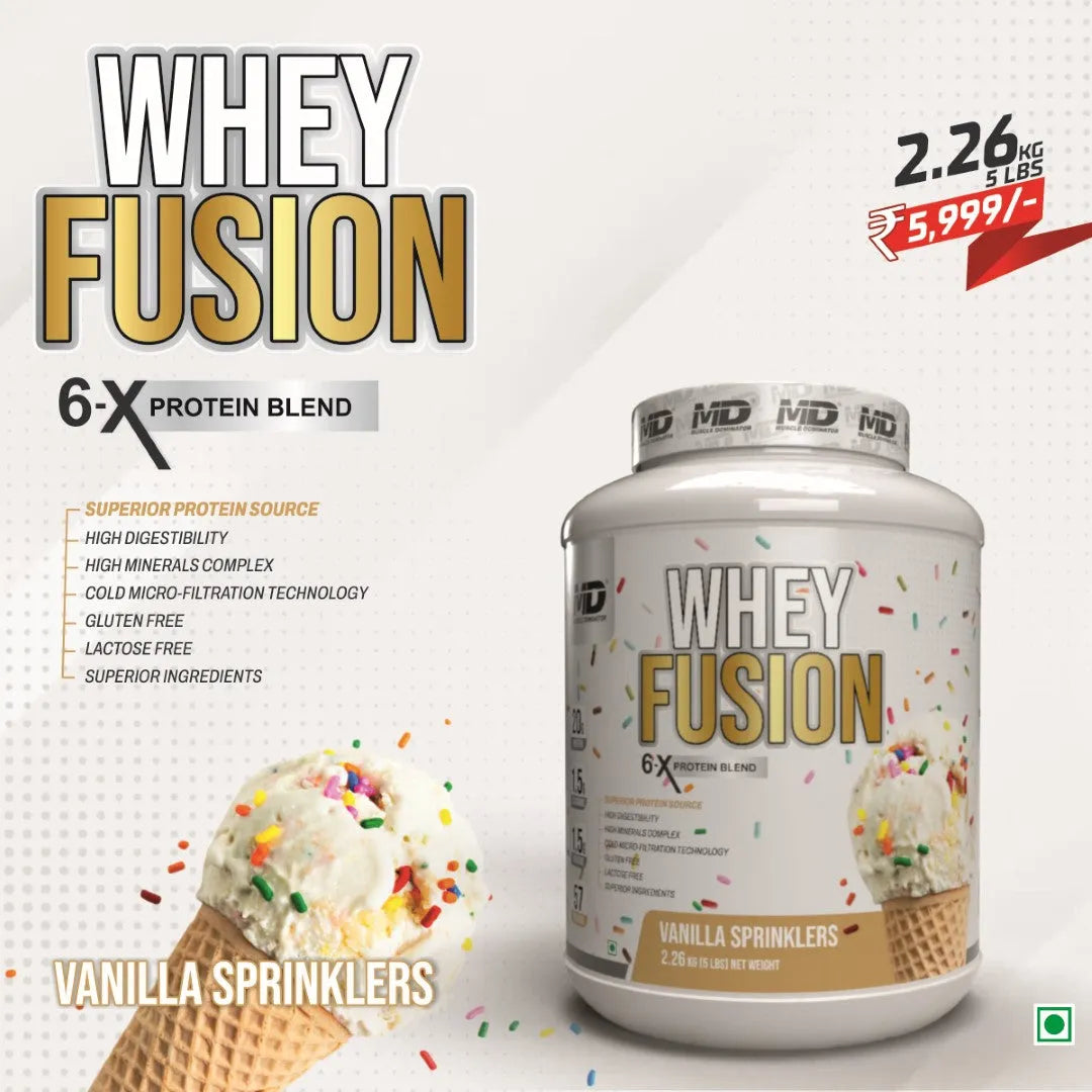 MD Whey Fusion | 20G Protein | 1.5G Glutamine | 1.5G Creatine - Quenchlabz