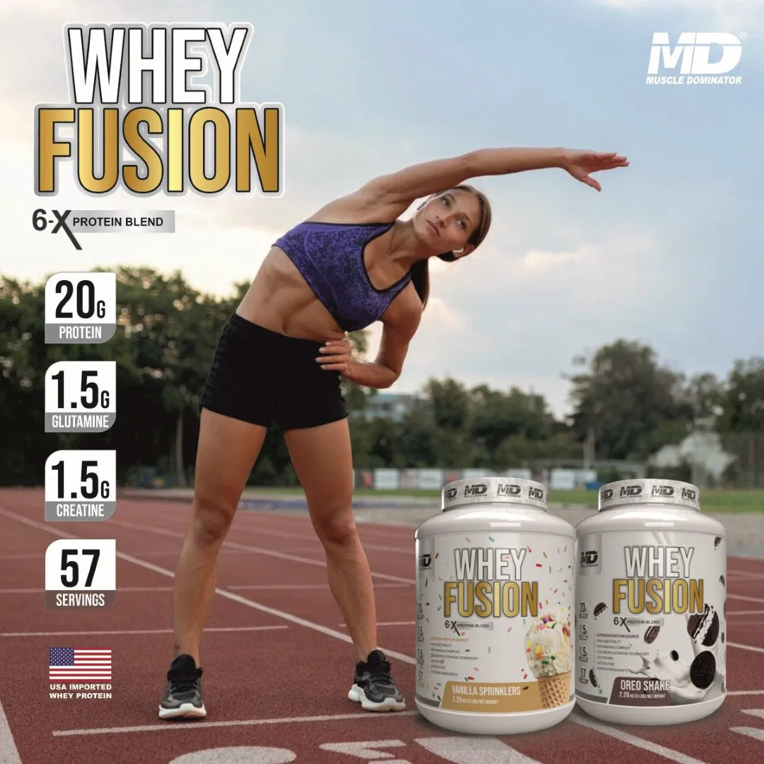 MD Whey Fusion | 20G Protein | 1.5G Glutamine | 1.5G Creatine - Quenchlabz