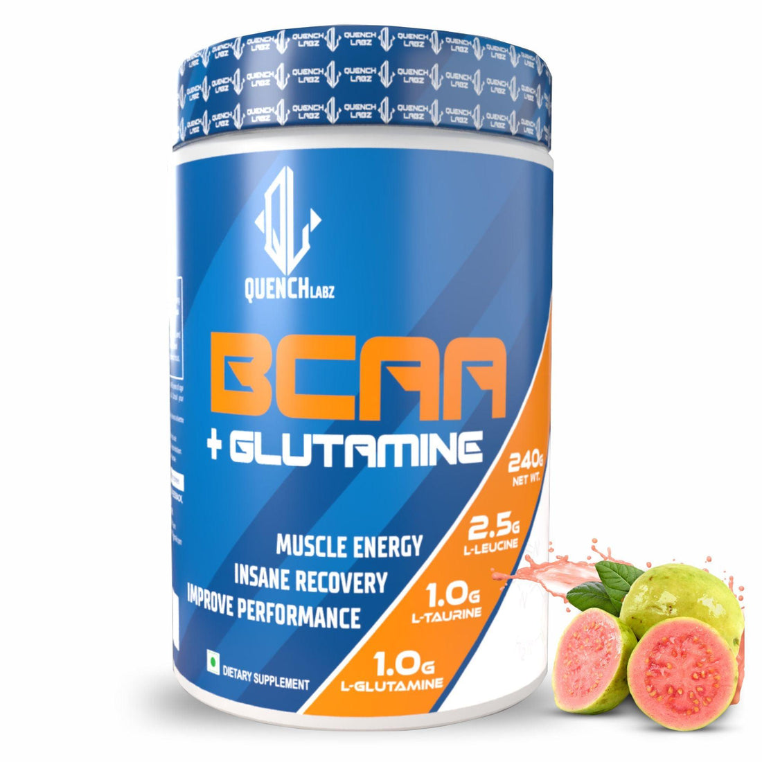 BCAA + Glutamine - Muscle Recovery Supplement - Quenchlabz