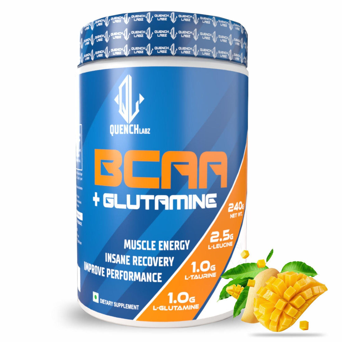 BCAA + Glutamine - Muscle Recovery Supplement - Quenchlabz