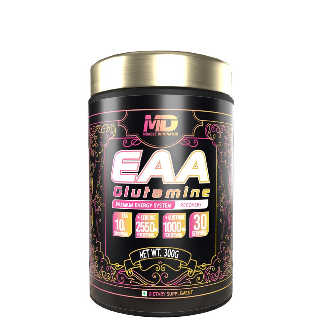 Black Series EAA | 1G Glutamine | 2.5 G Leucine | 300 Gm - Quenchlabz