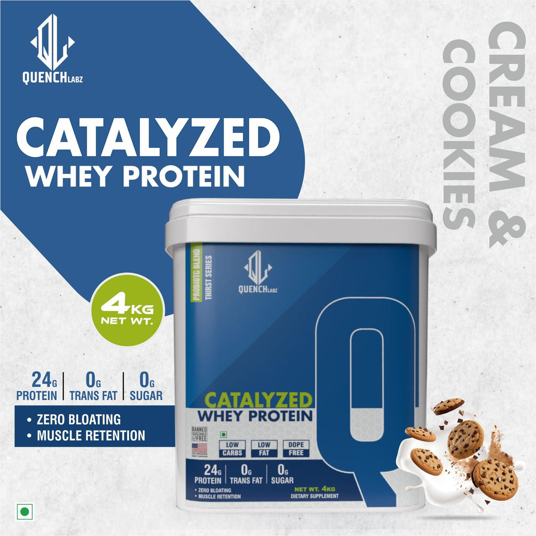 Catalyze Whey + L-Carnitine Liquid 450 ml - Quenchlabz