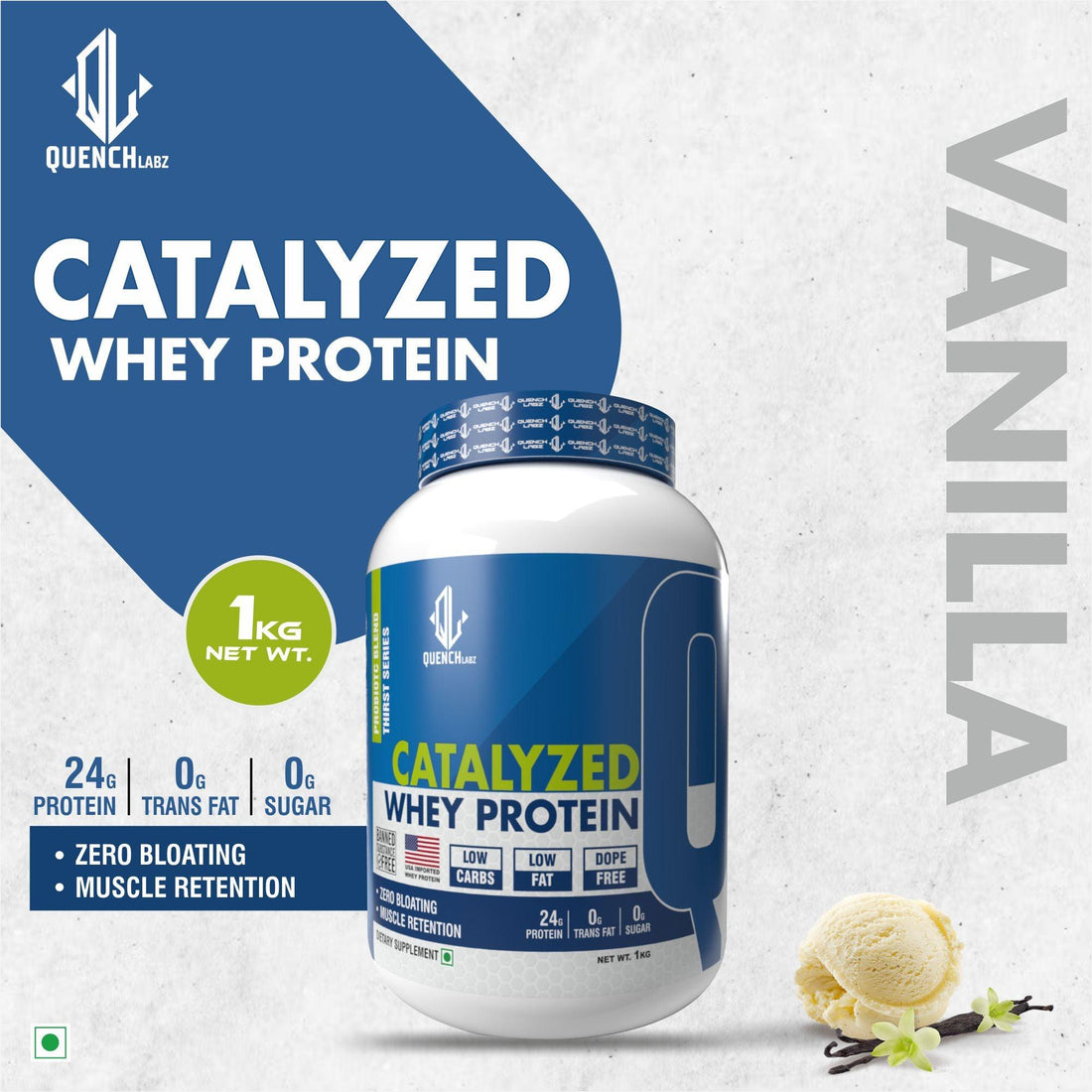 Catalyzed Whey Protein | 24 G Protein - Quenchlabz