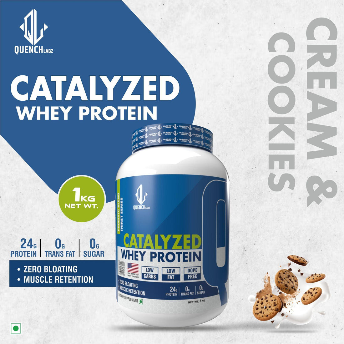 Catalyzed Whey Protein | 24 G Protein - Quenchlabz