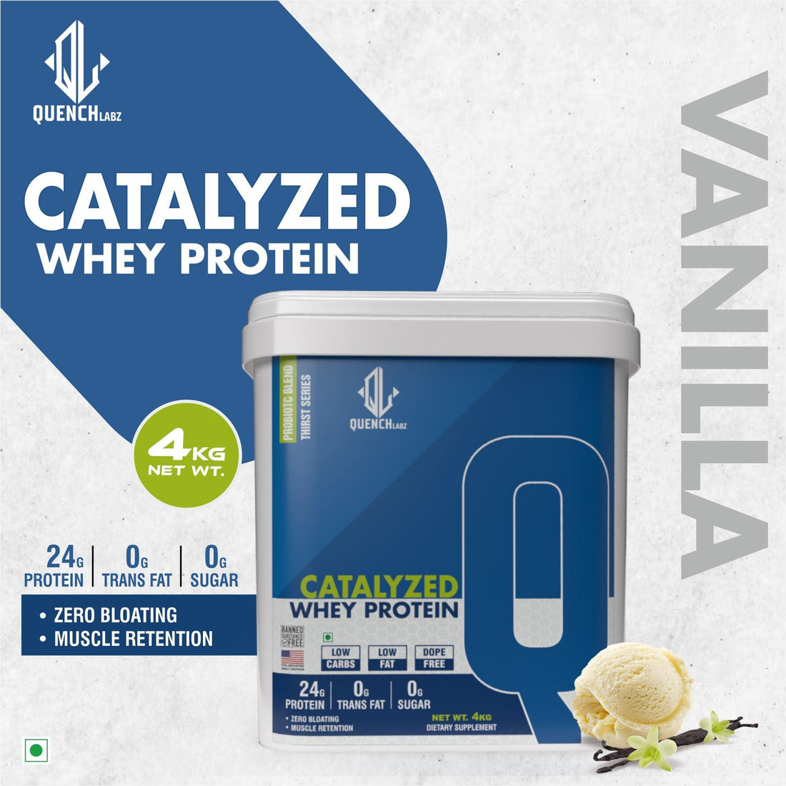 Catalyzed Whey Protein | 24 G Protein - Quenchlabz