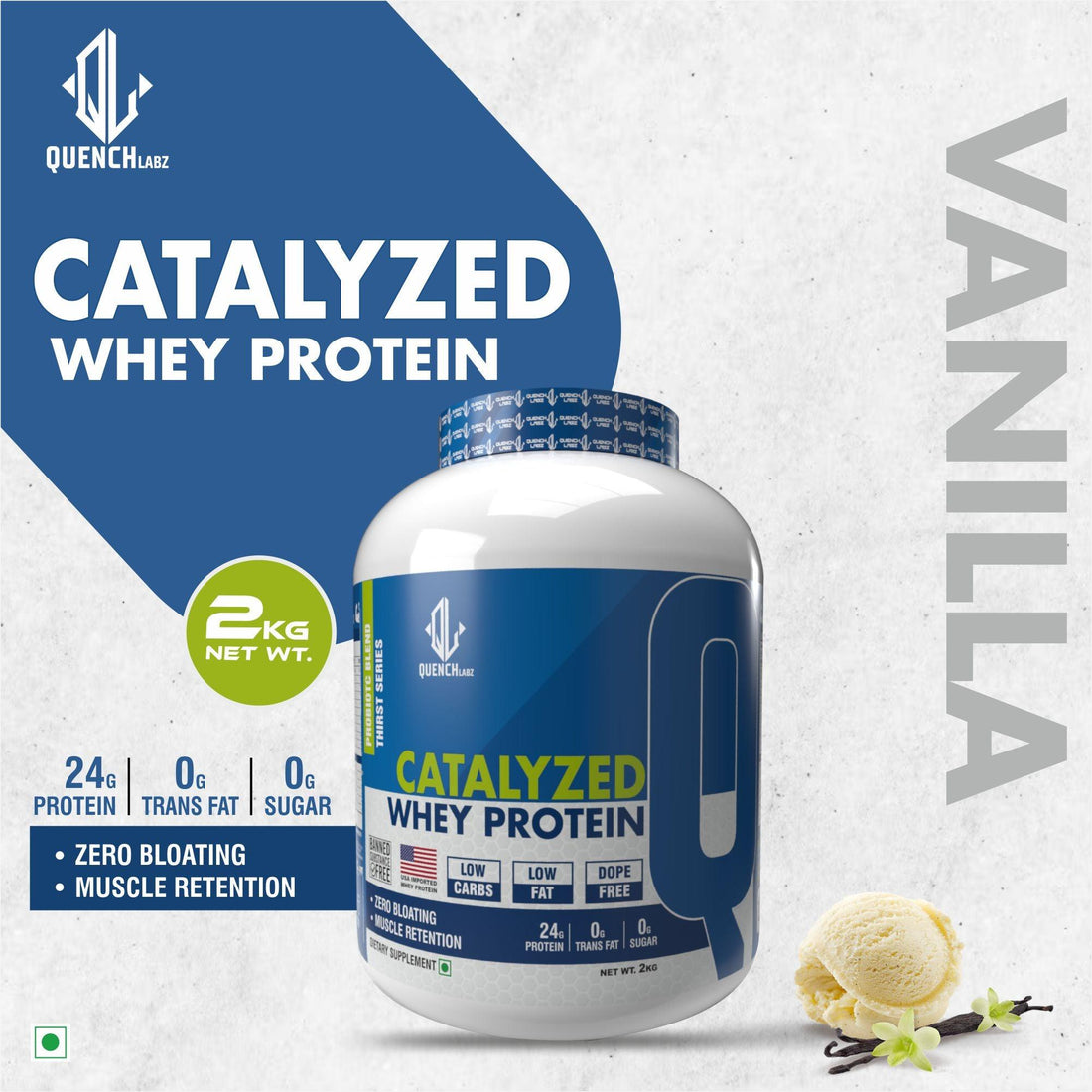 Catalyzed Whey Protein | 24 G Protein - Quenchlabz