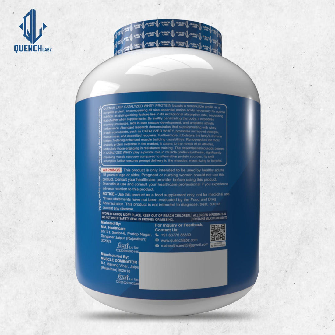 Catalyzed Whey Protein | 24 G Protein - Quenchlabz