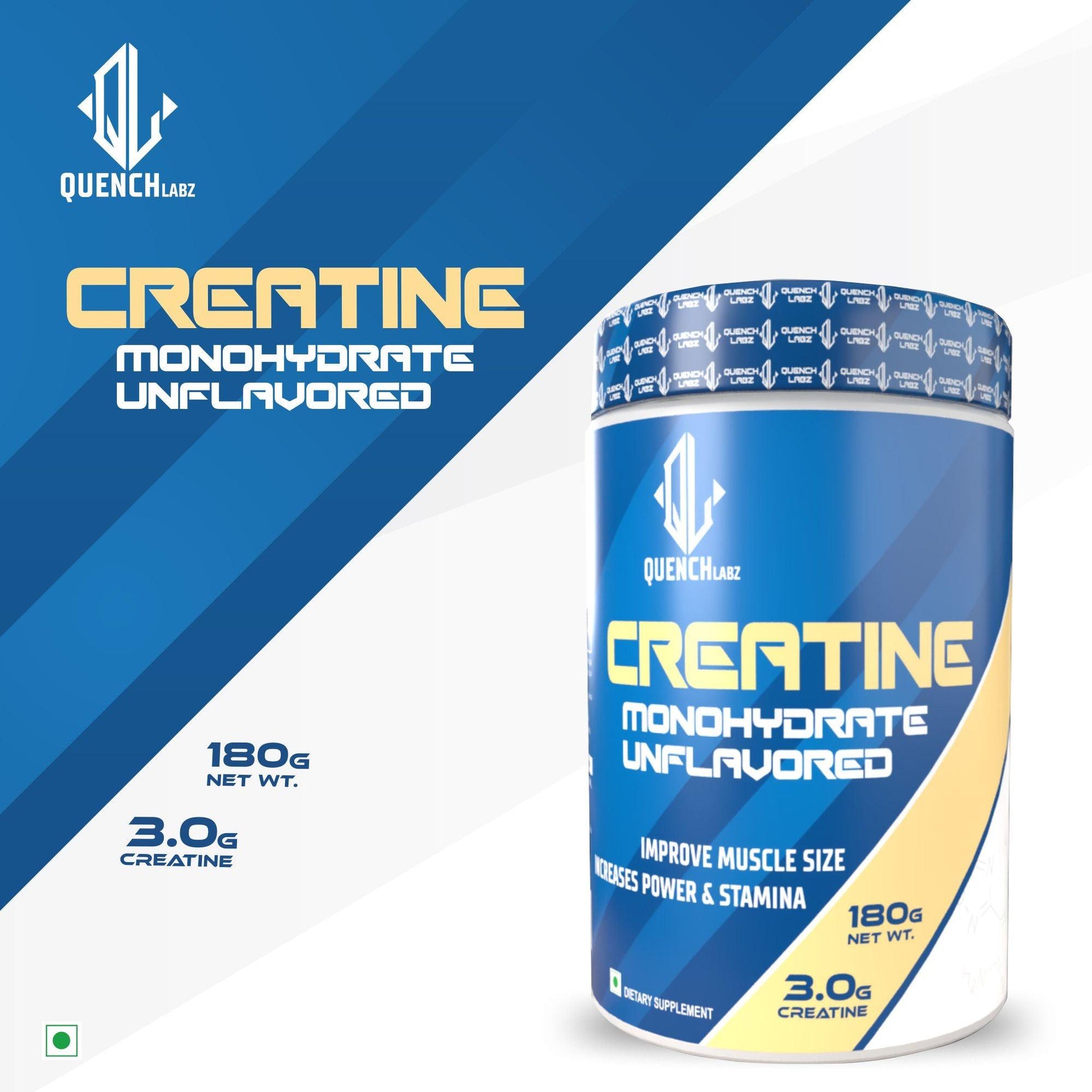 Creatine Monohydrate Powder - Quenchlabz