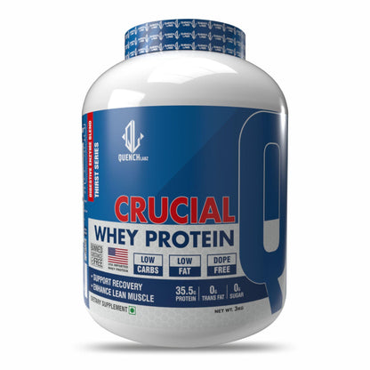 Crucial Whey Protein | Low Carb | 35.5 G Protein - Quenchlabz