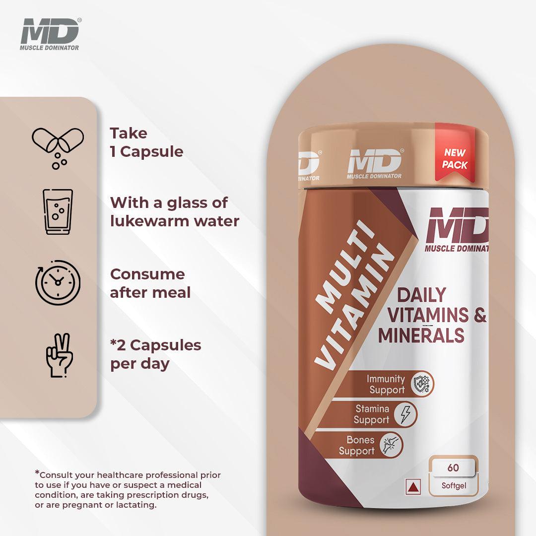 Daily Multivitamin and Minerals - Quenchlabz