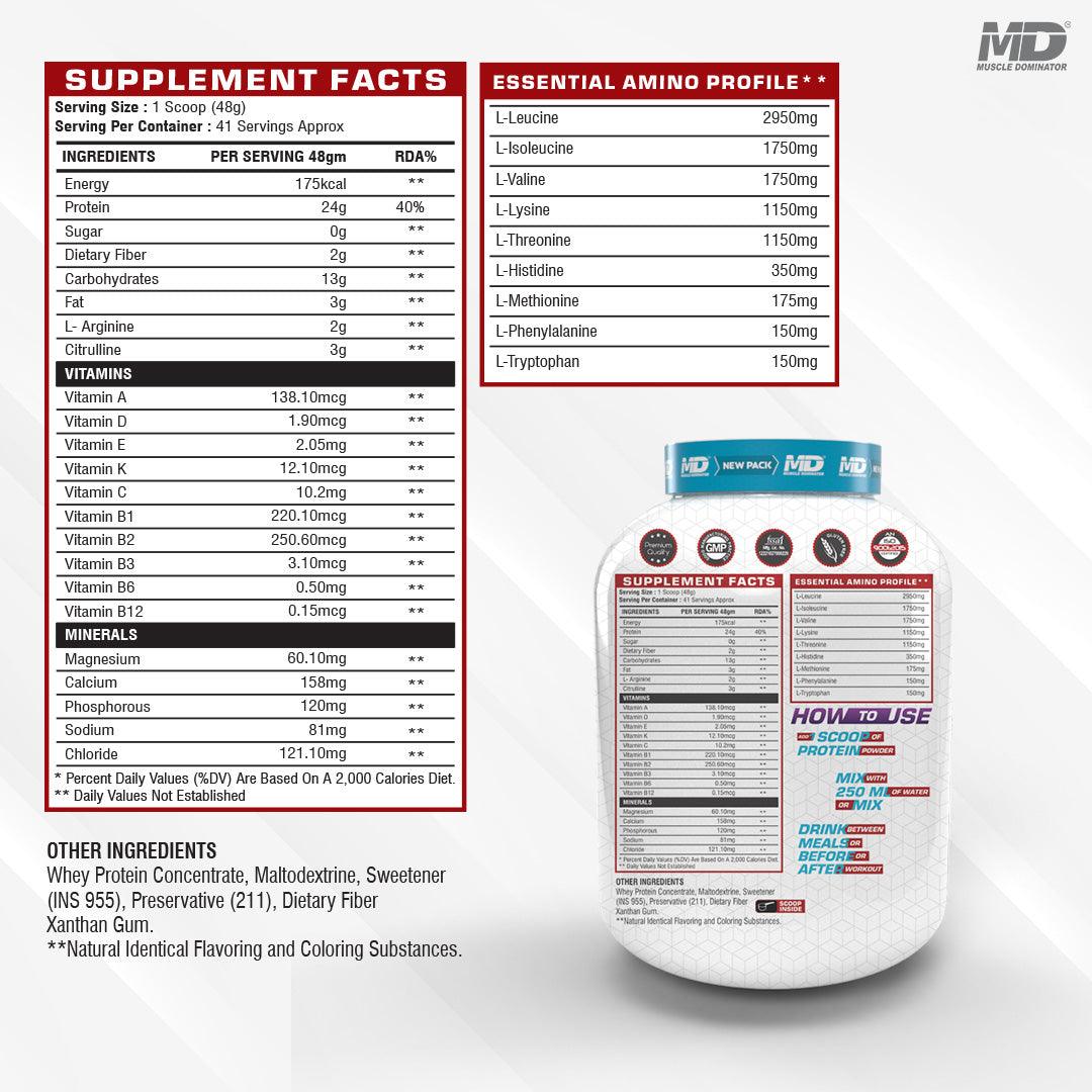 Imperative Whey Protein | 24 G Protein | 10 G EAA - Quenchlabz