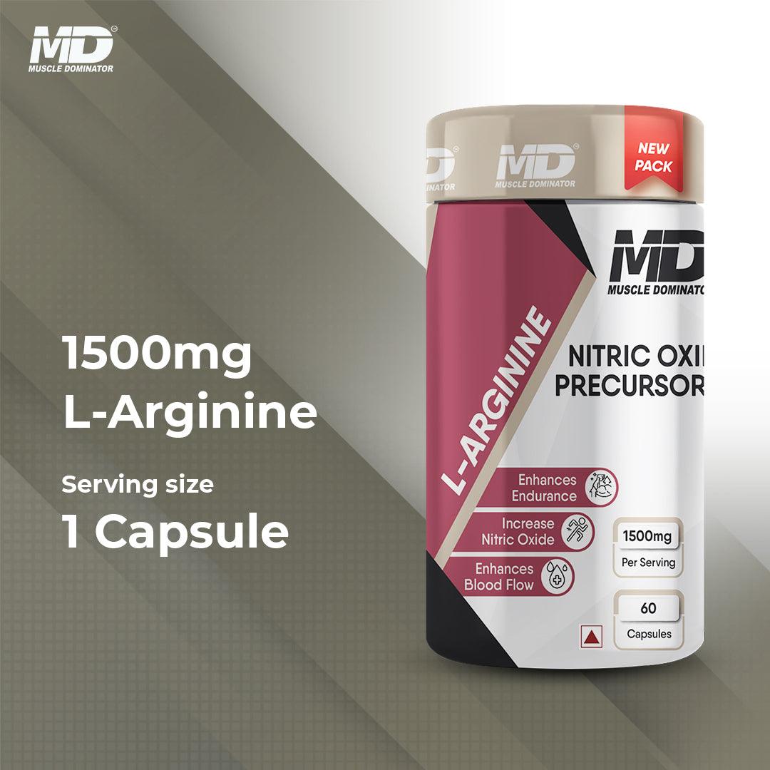 L-Arginine 1500mg capsules - Quenchlabz