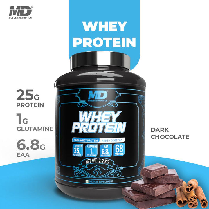 MD Black Series Whey Protein | 25G Protein | 1G Glutamine | 6.8G EAA - Quenchlabz