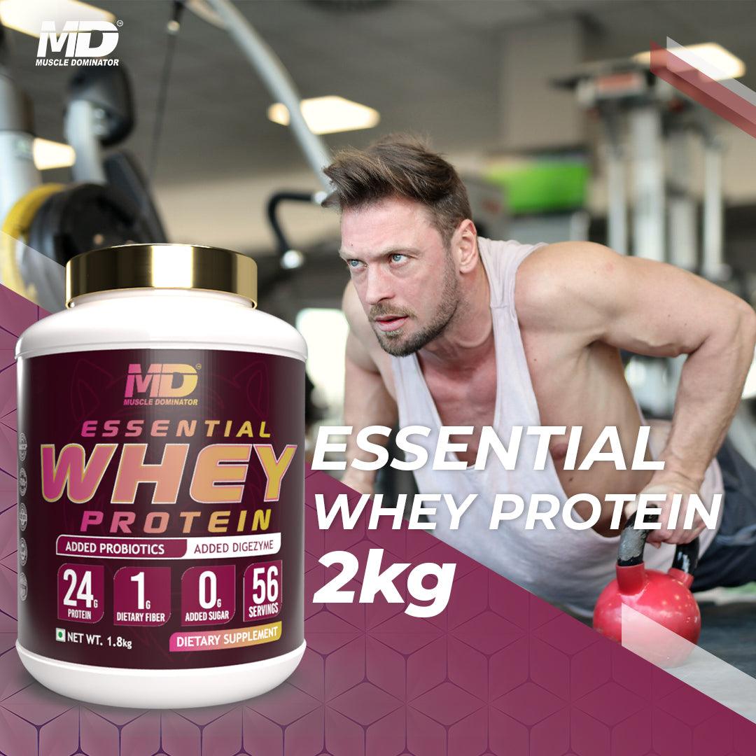 MD essential Whey Protein | 24G Protein | 1G Dietary fiber - Quenchlabz