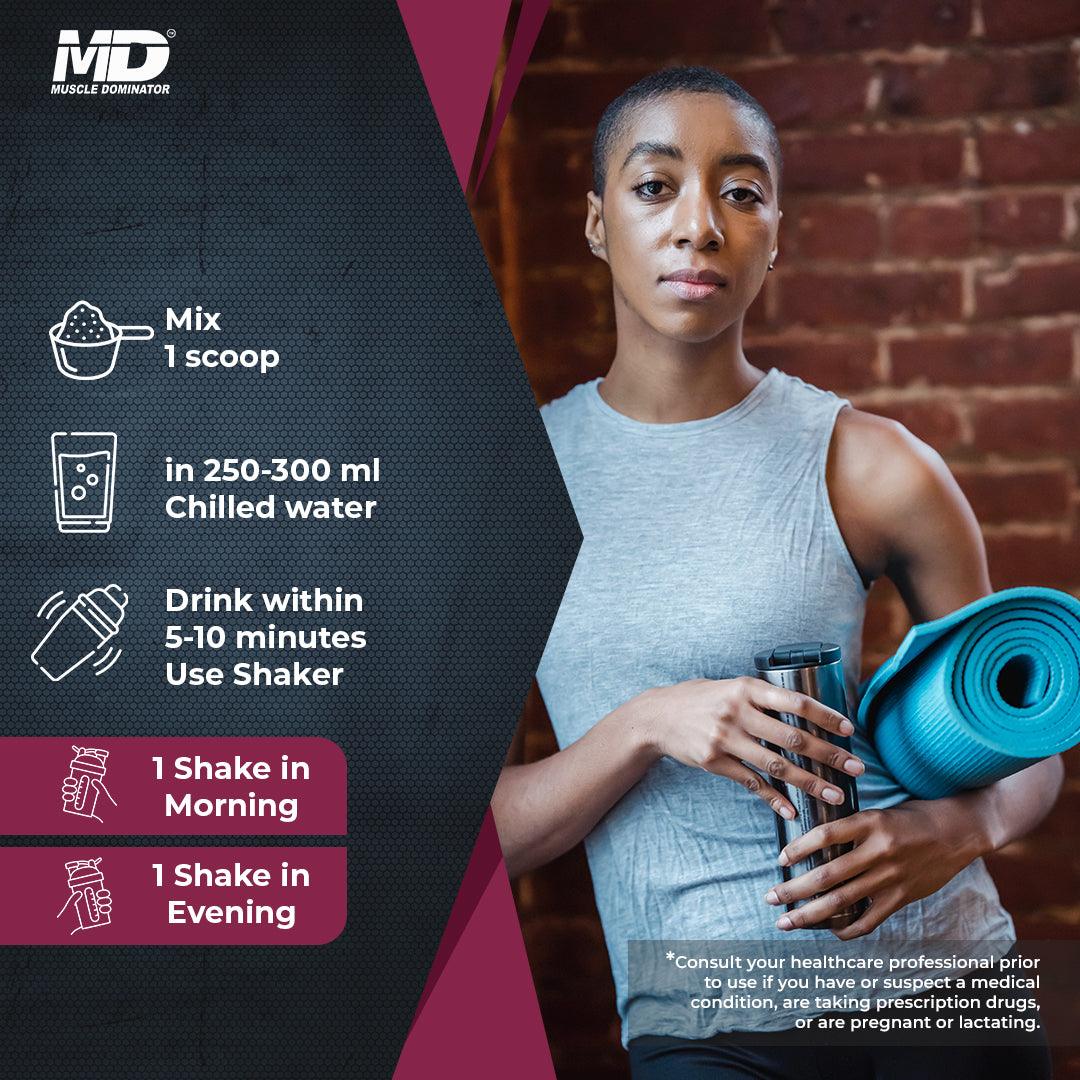 MD essential Whey Protein | 24G Protein | 1G Dietary fiber - Quenchlabz