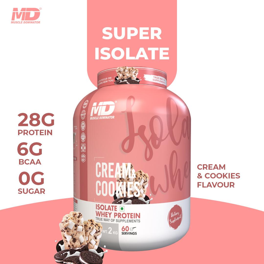 MD Isolate Whey Protein | 28 G Protein | 6 G BCAA - Quenchlabz