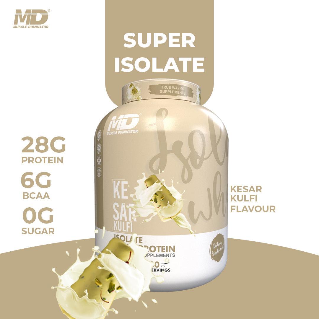 MD Isolate Whey Protein | 28 G Protein | 6 G BCAA - Quenchlabz