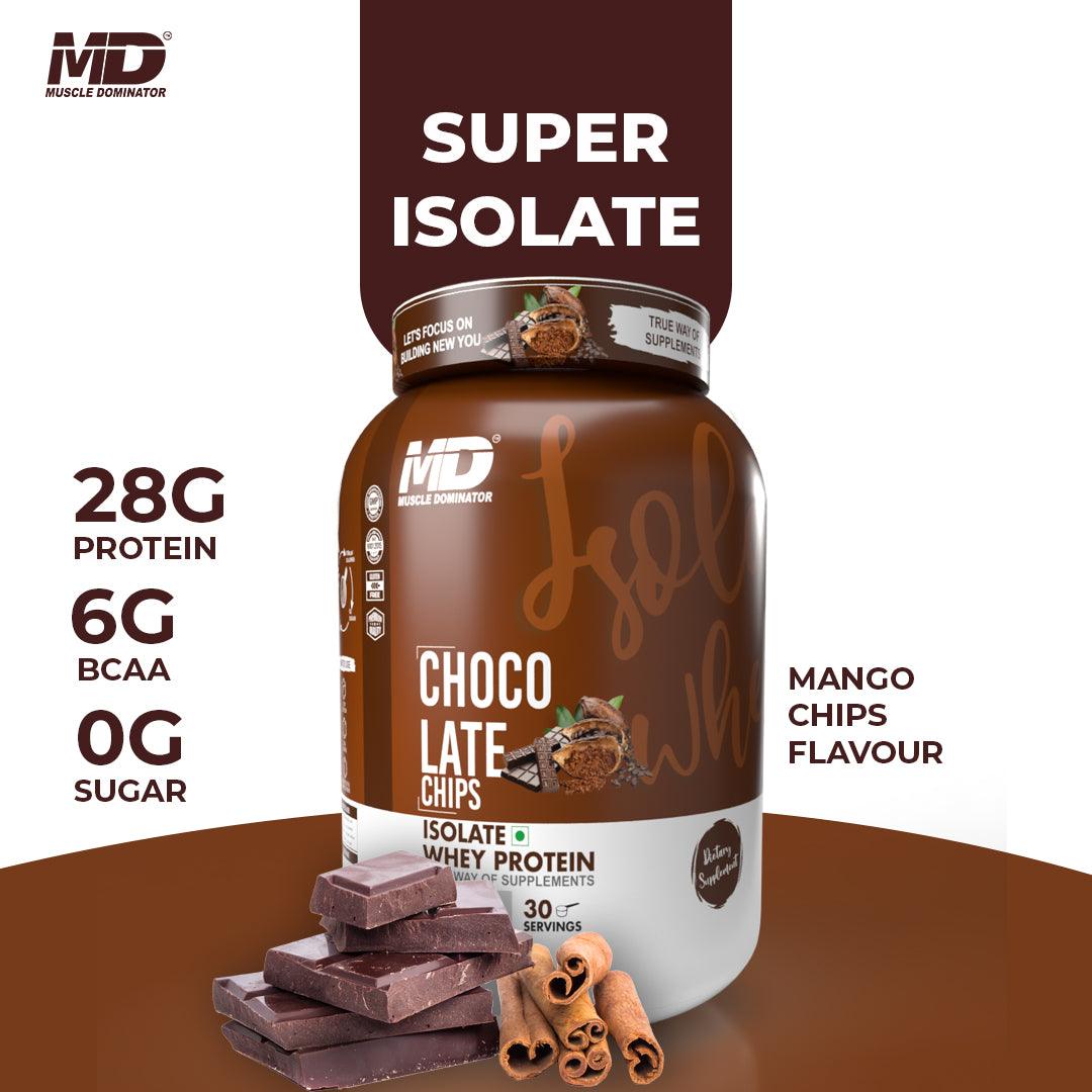 MD Isolate Whey Protein | 28 G Protein | 6 G BCAA - Quenchlabz