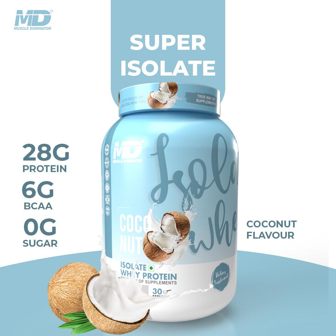 MD Isolate Whey Protein | 28 G Protein | 6 G BCAA - Quenchlabz