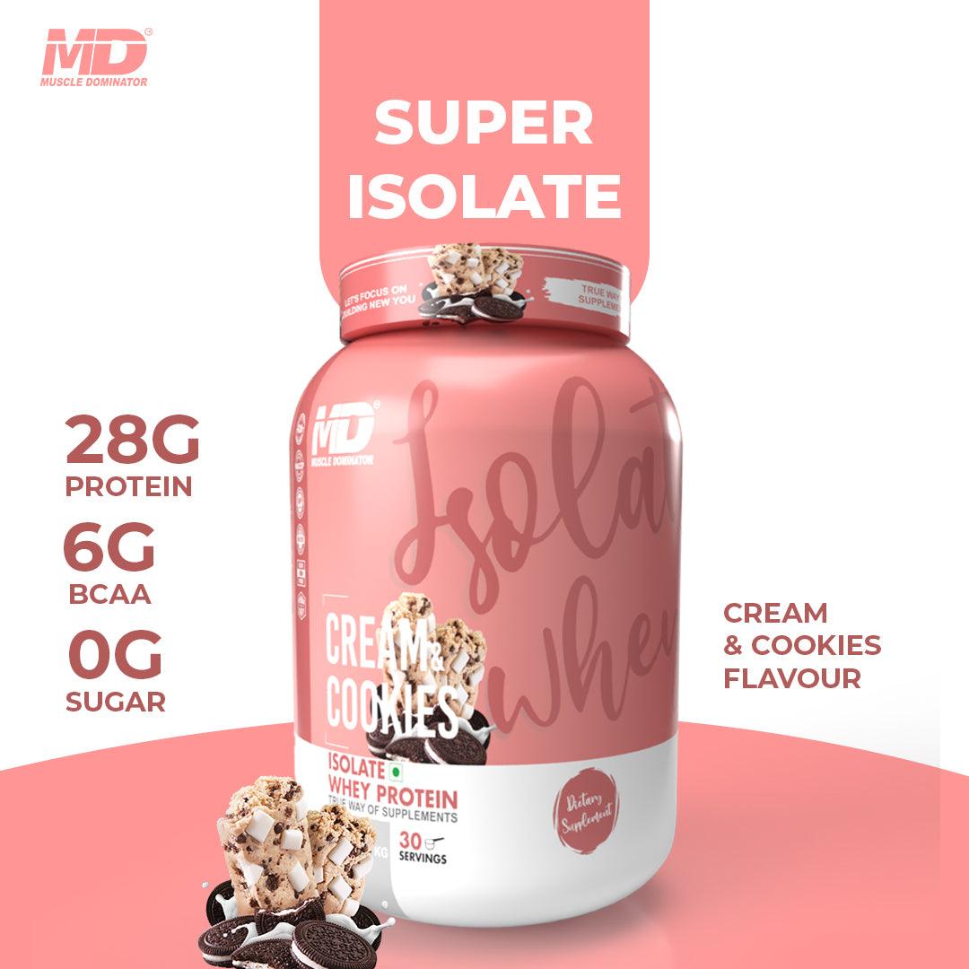 MD Isolate Whey Protein | 28 G Protein | 6 G BCAA - Quenchlabz