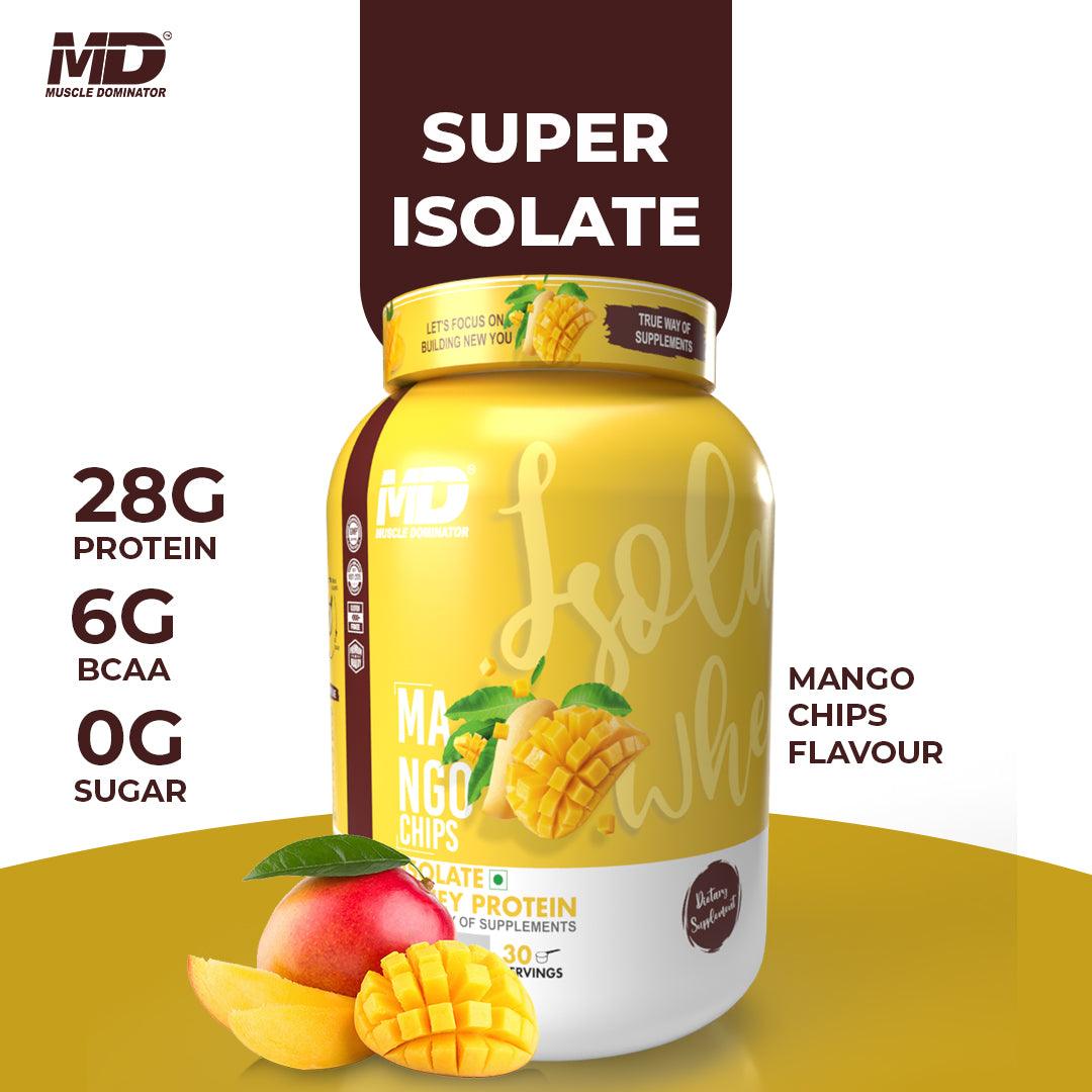 MD Isolate Whey Protein | 28 G Protein | 6 G BCAA - Quenchlabz