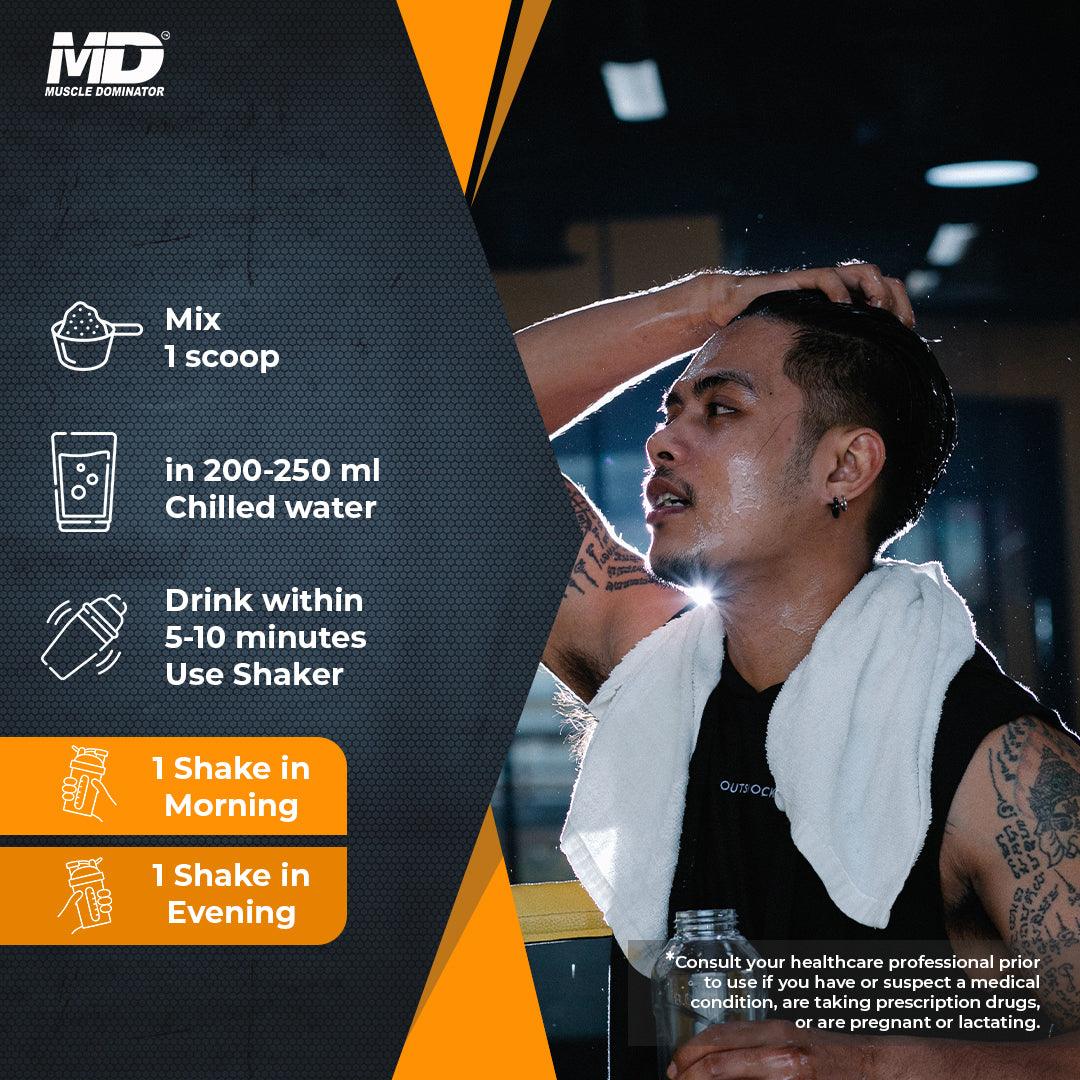 MD Isolate Whey Protein | 28 G Protein | 6 G BCAA - Quenchlabz