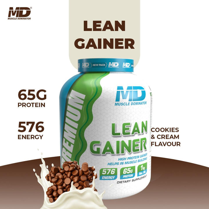 MD Premium Lean Gainer | 65 G Protein | 3 G Creatine - Quenchlabz