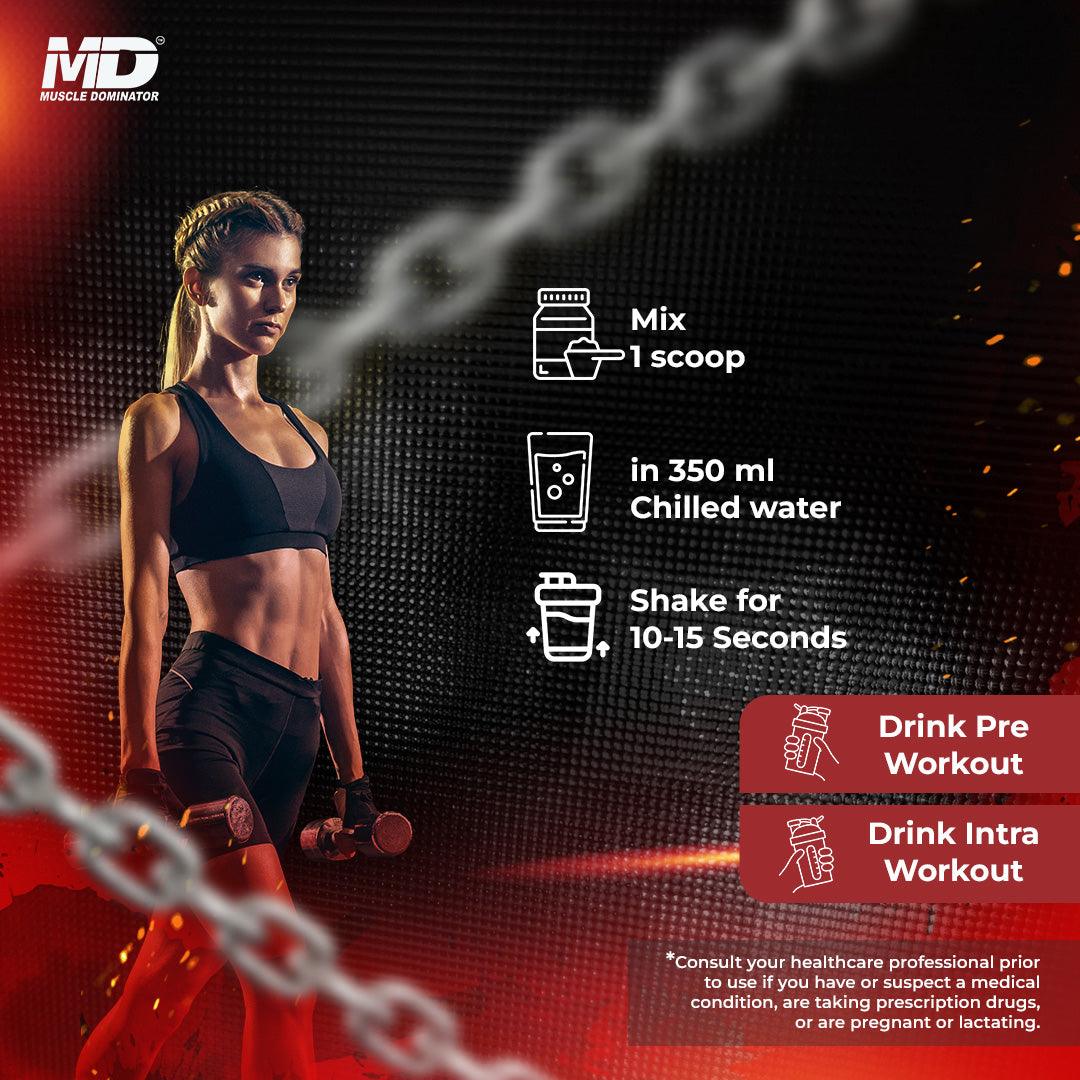 MD Regenerate BCAA + Glutamine 400 Gm - Quenchlabz