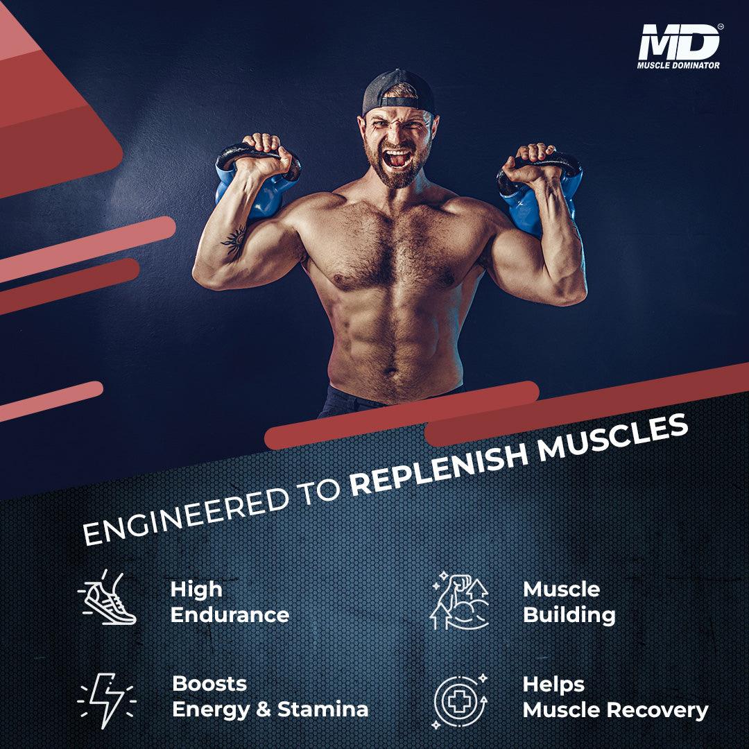 MD Regenerate BCAA + Glutamine 400 Gm - Quenchlabz