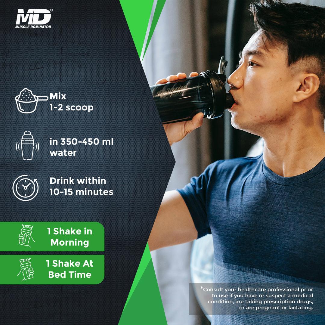 MD Titanium Mass Gainer | 54 G Protein | 87 G Carbs - Quenchlabz