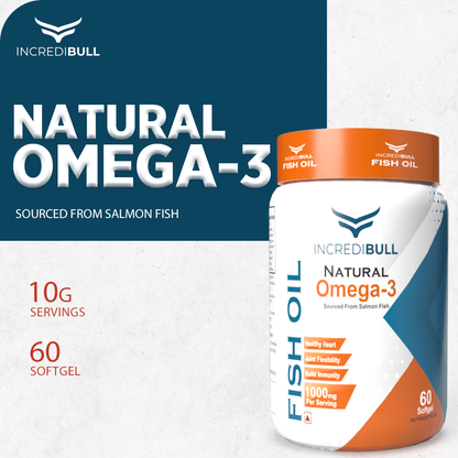 Natural Omega-3 Fish Oil Softgels - Quenchlabz