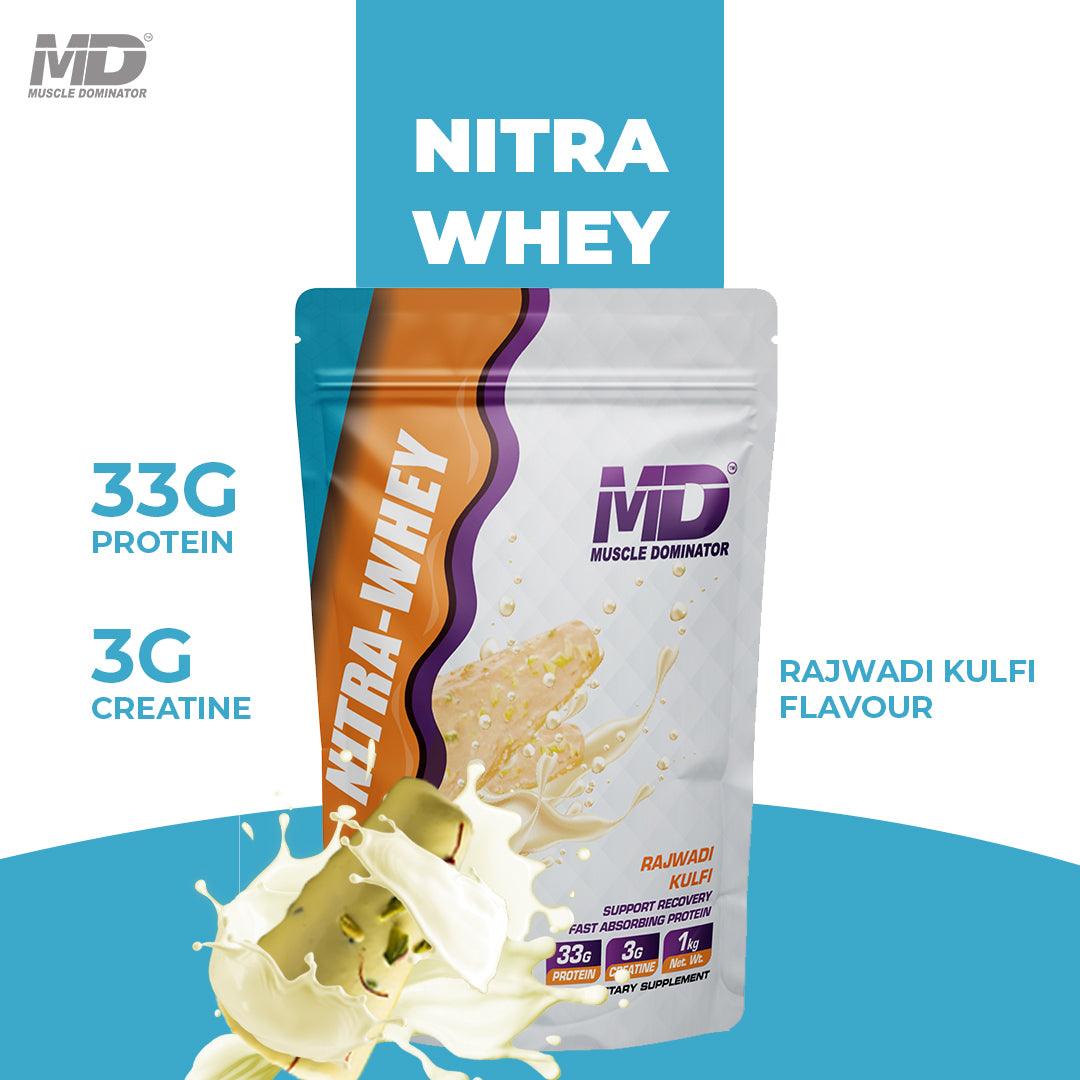 Nitra Whey Protein Kulfi Flavor - Quenchlabz