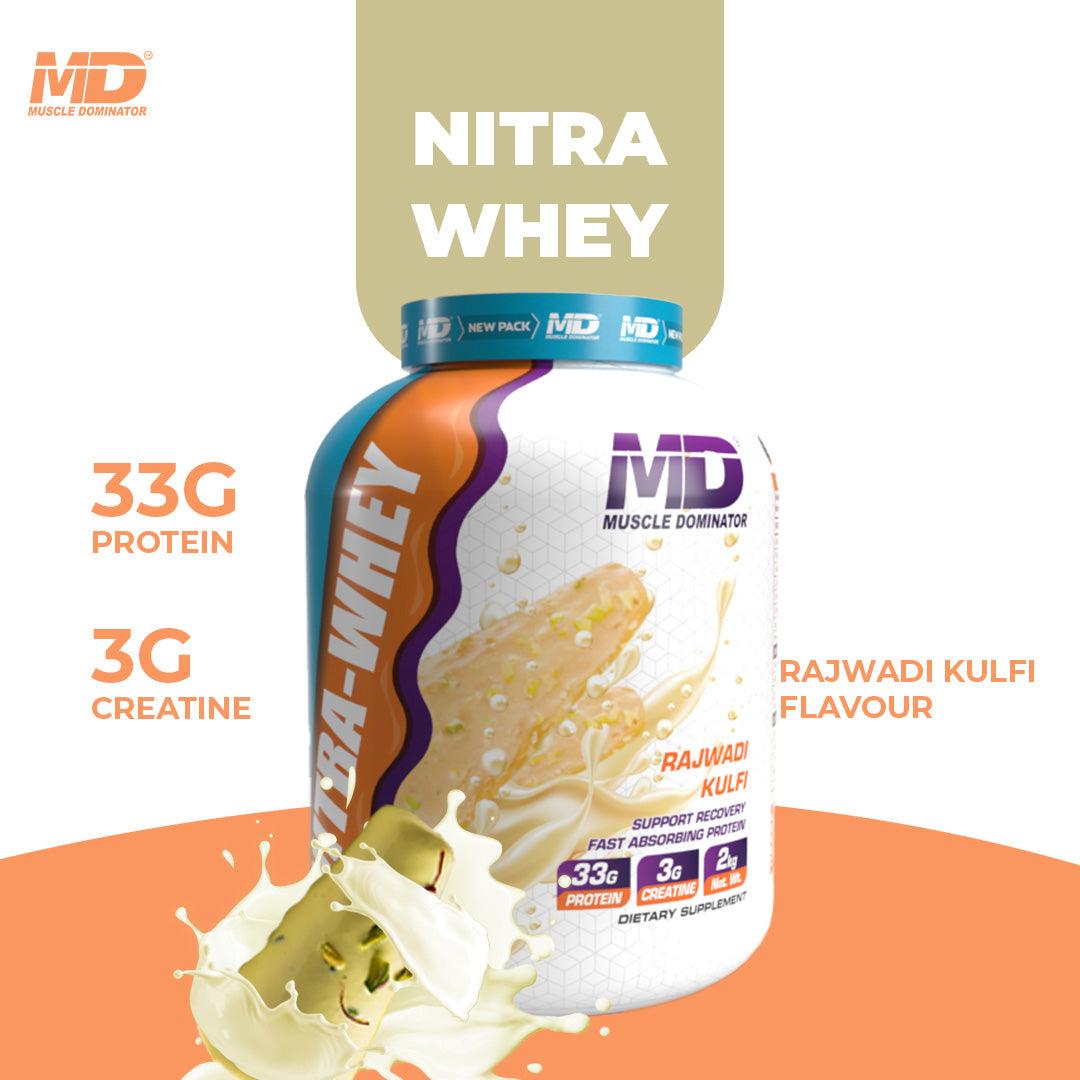 Nitra Whey Protein Kulfi Flavor - Quenchlabz