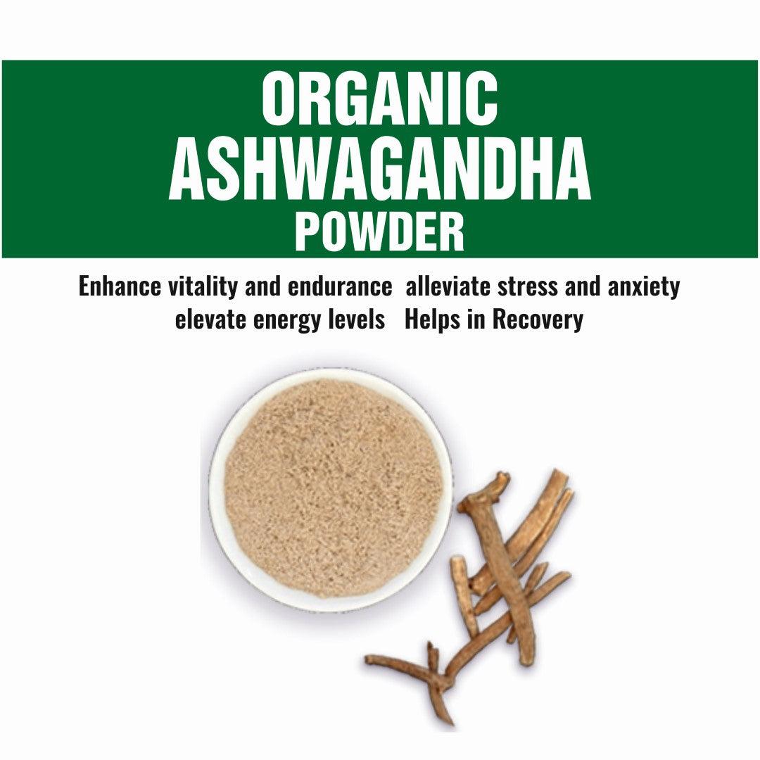 Organic Ashwagandha Powder - Nature's Stress Buster - Quenchlabz