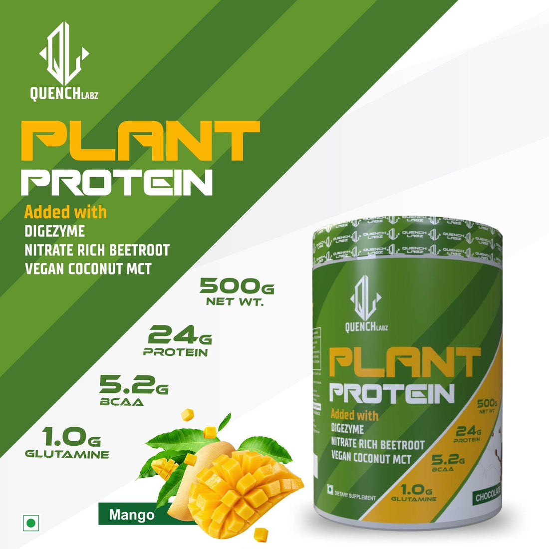 Plant Protein - Premium Quality - Quenchlabz