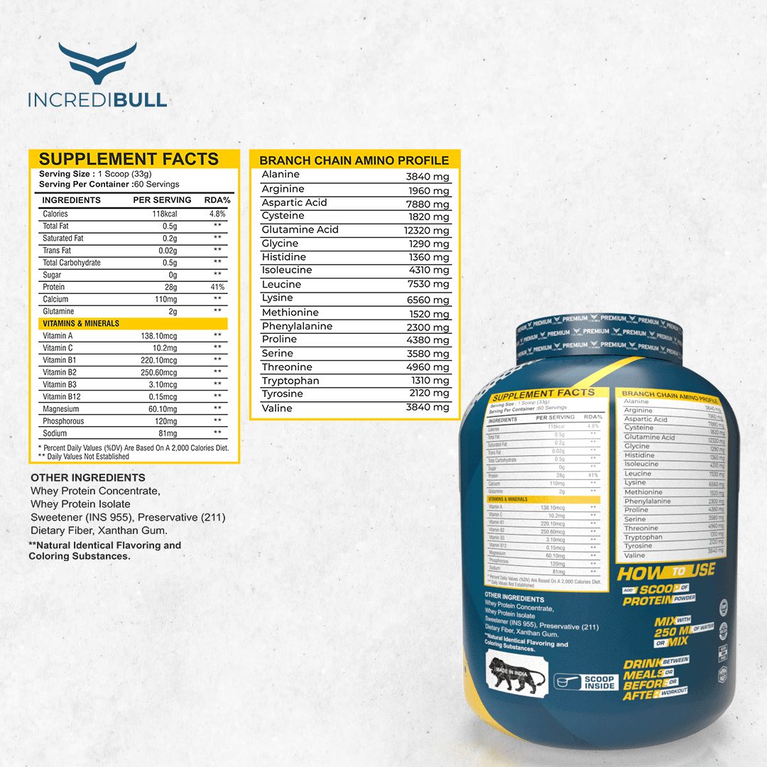 Premium Isolate Whey | 28 G Protein | 6.2 G BCAA - Quenchlabz