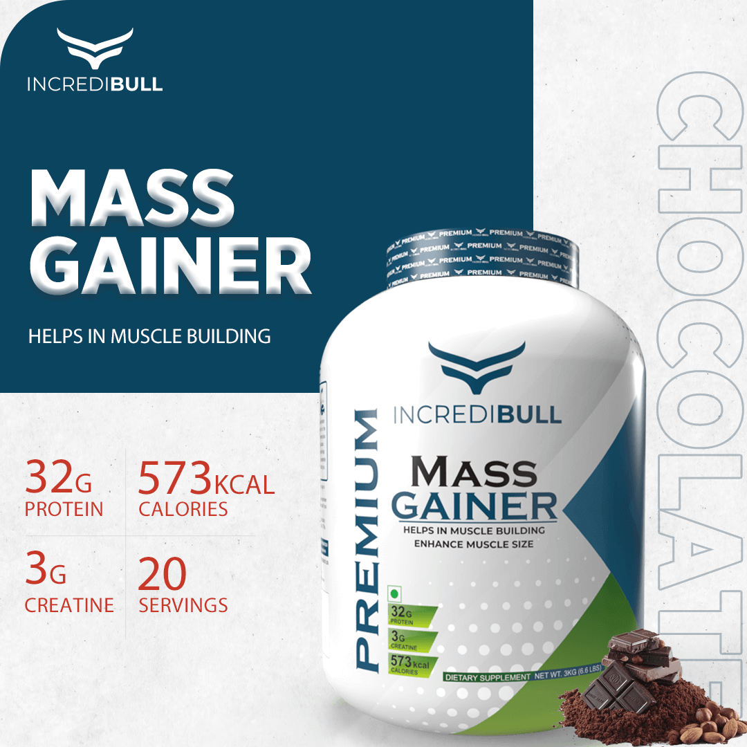 Premium Mass Gainer | 32 G Protein | 3 G Creatine - Quenchlabz