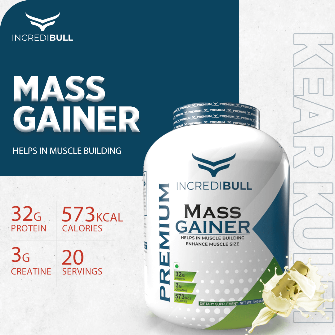 Premium Mass Gainer | 32 G Protein | 3 G Creatine - Quenchlabz