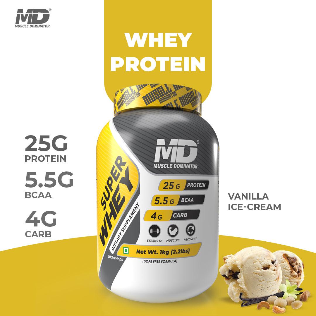 Super Whey Protein | 25 G Protein | 5.5 G BCAA | 4 G Carb - Quenchlabz