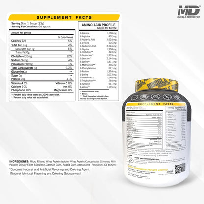 Super Whey Protein | 25 G Protein | 5.5 G BCAA | 4 G Carb - Quenchlabz