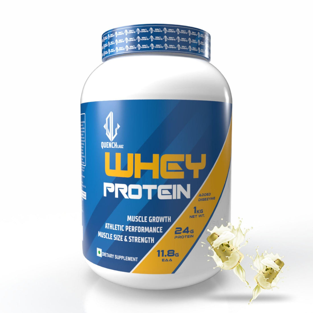 Whey Protein | Clinically Tested 50% Higher Protein Absorption - Quenchlabz