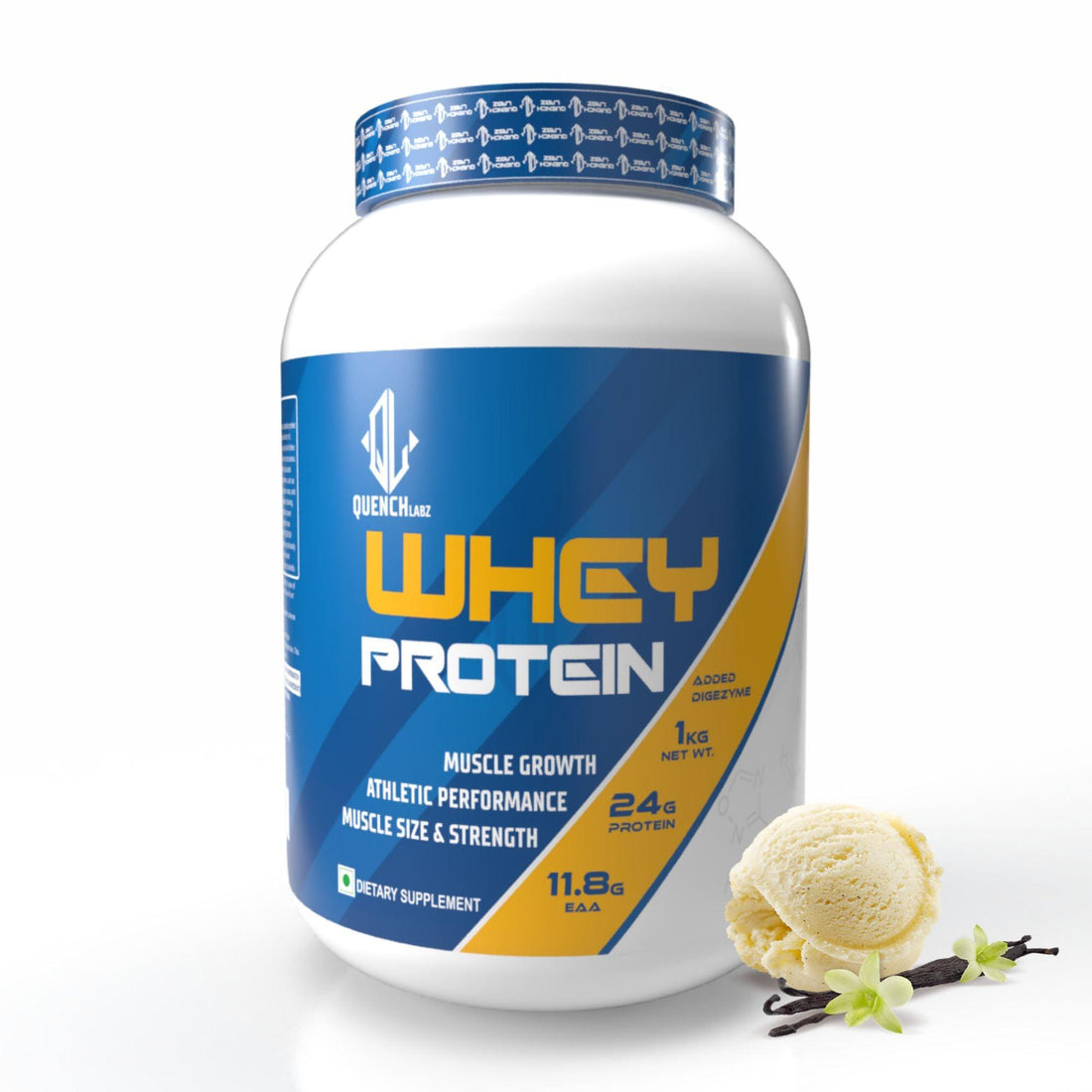 Whey Protein | Clinically Tested 50% Higher Protein Absorption - Quenchlabz