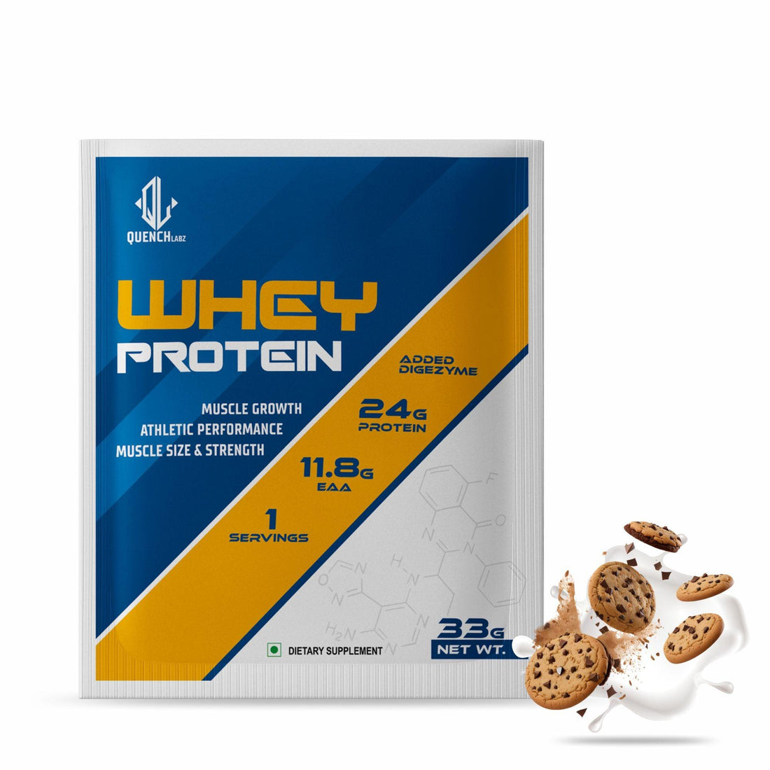 Whey Protein | Clinically Tested 50% Higher Protein Absorption - Quenchlabz